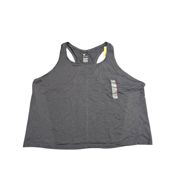 NWT All In Motion Essential Racerback Shirt Tank Top size 4X Black - Picture 1 of 6